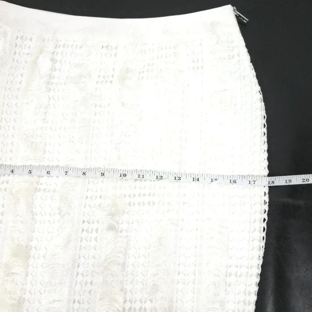 English Factory Skirt Fringe Eyelet S